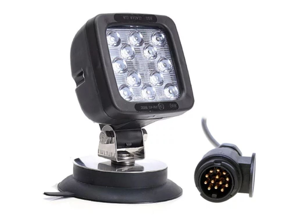 [01456924] LED Arbeitsscheinw. mit Magnetfuß u. Schalter  12/24V