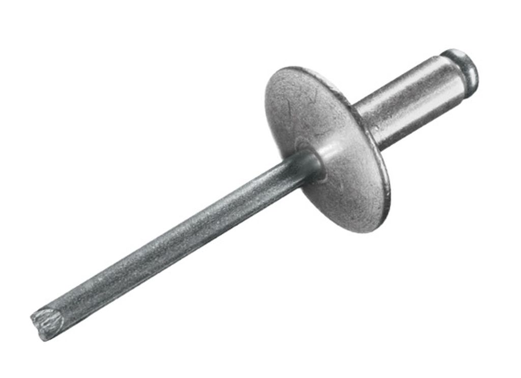Blindniete Alu/Stahl 4.8 x 25.0 Grosskopf Ø 14