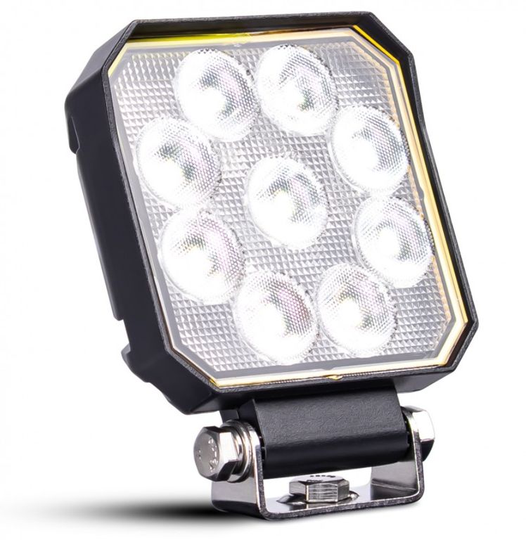 LED Arbeitsscheinw. 101x101x37, 12/24V