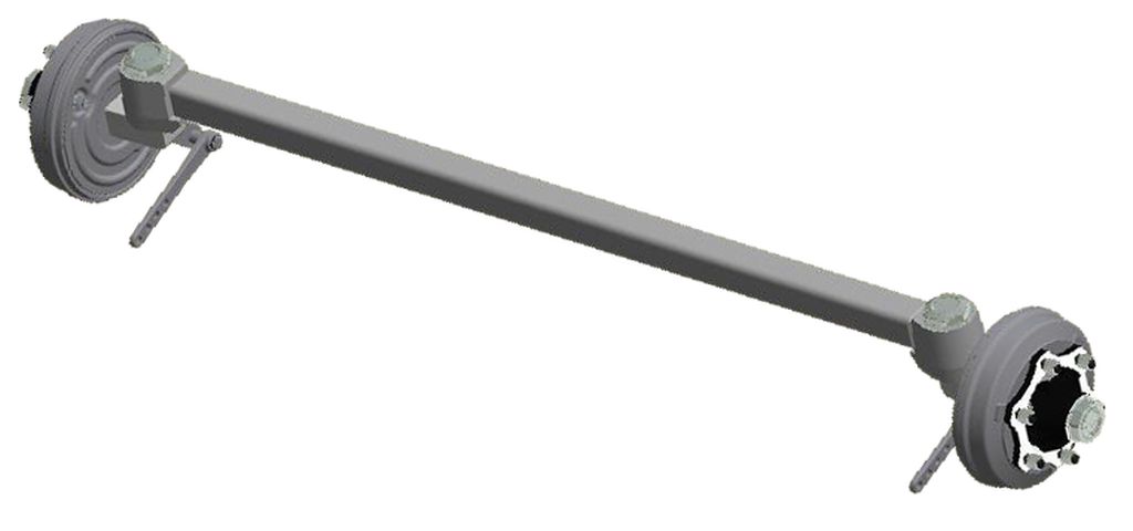 [127067] Lenkachse ohne Spurstange 2880 kg