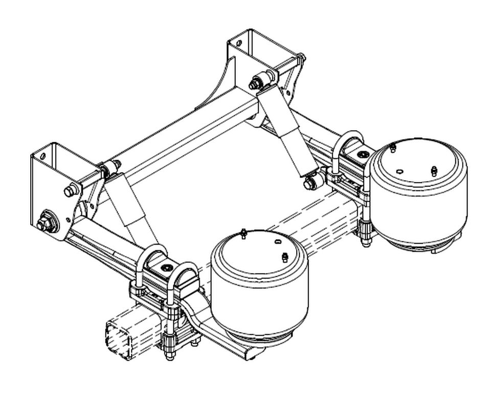 [120797] Kit de suspension pneumatique 13to par essieu