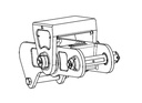 Bascule gauche pour tandem parabolique 80mm