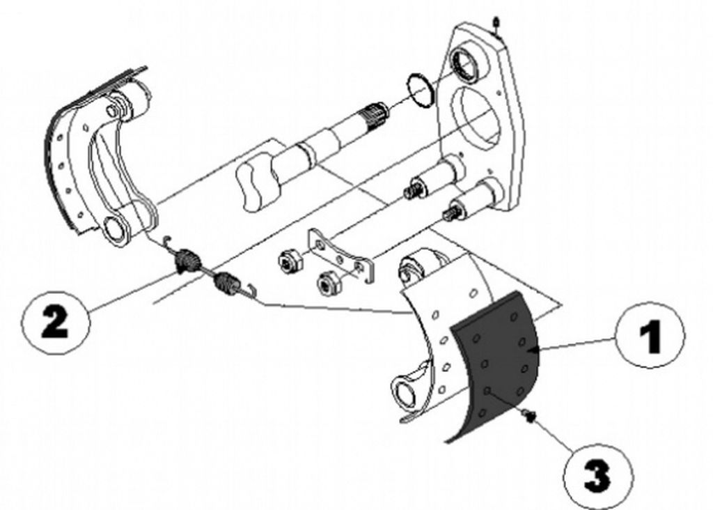 Bremsbelagsatz ADR 300x100