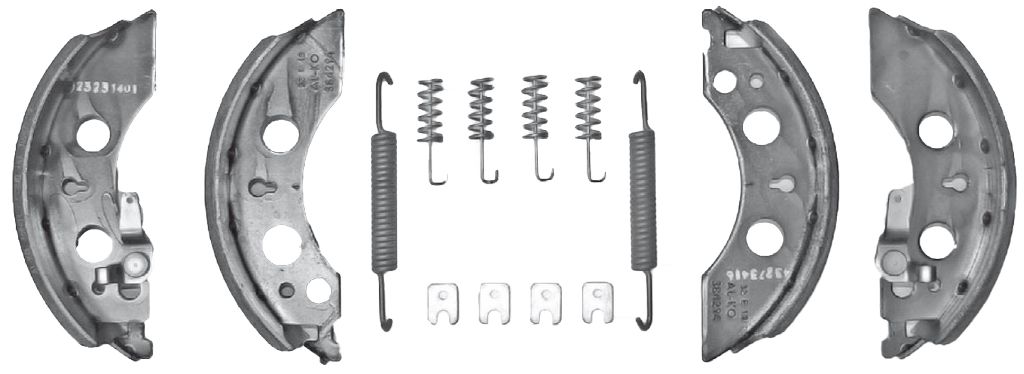 Mâchoires des freins set AL-KO 200x50 AAA