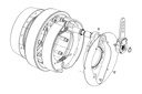 Bremsbackensatz Monroc 400x80D