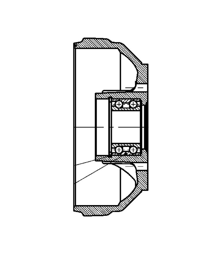 Tambour AL-KO 200x50 2051, ETI 811002+135+158 140x5