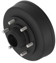Tambour KNOTT 325x80, 187mm H, 205x6 ABS