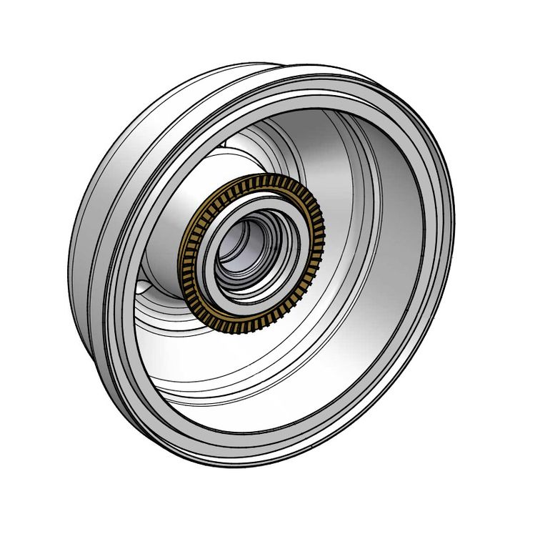 [423176C002] BT KNOTT 250x50, 122mm H, 112x5, M14x1.5