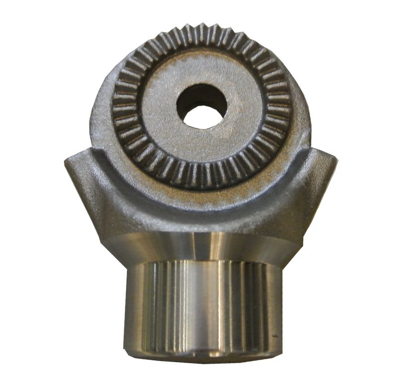 Zahnkopf, überdreht auf Ø61mm