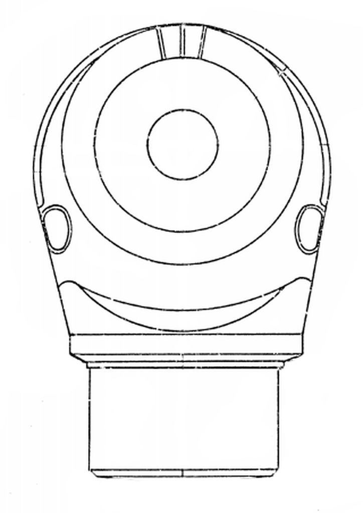 Zahnkopf AL-KO, überdreht auf 63.2mm