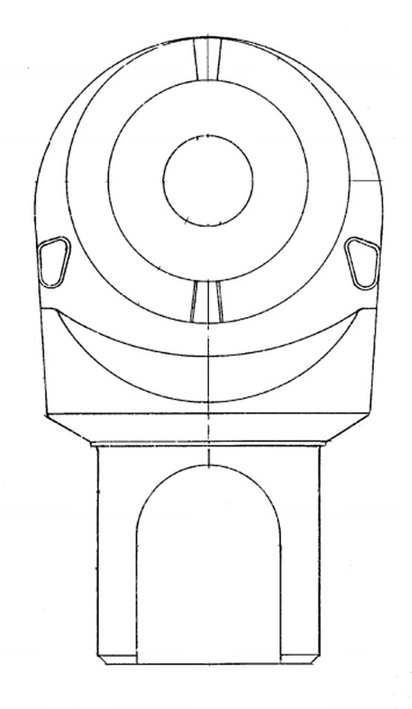 Zahnkopf AL-KO, überdreht auf 73.2mm