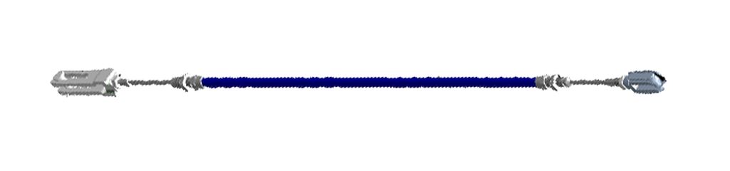 [413540007] Câble KNOTT incl. tête fourchette