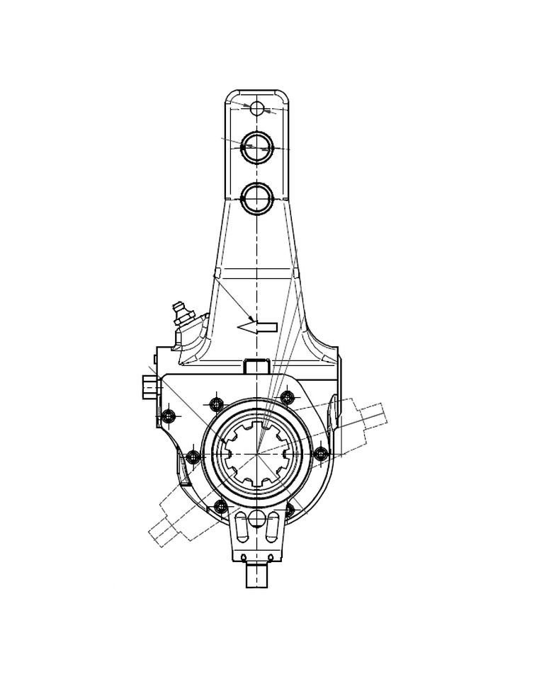 [7632605] Gestängesteller auto AGS 180mm ADR