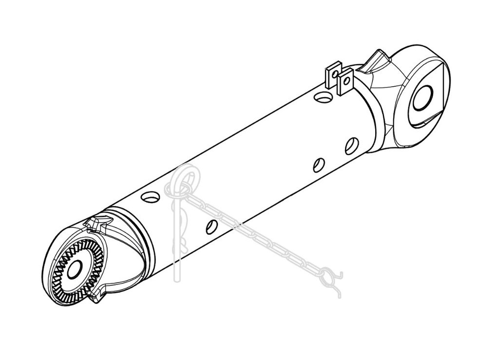 Zwischenstück KNOTT  650 lg. KHV 20