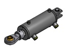 Cylindre hydraulique essieu dirigable