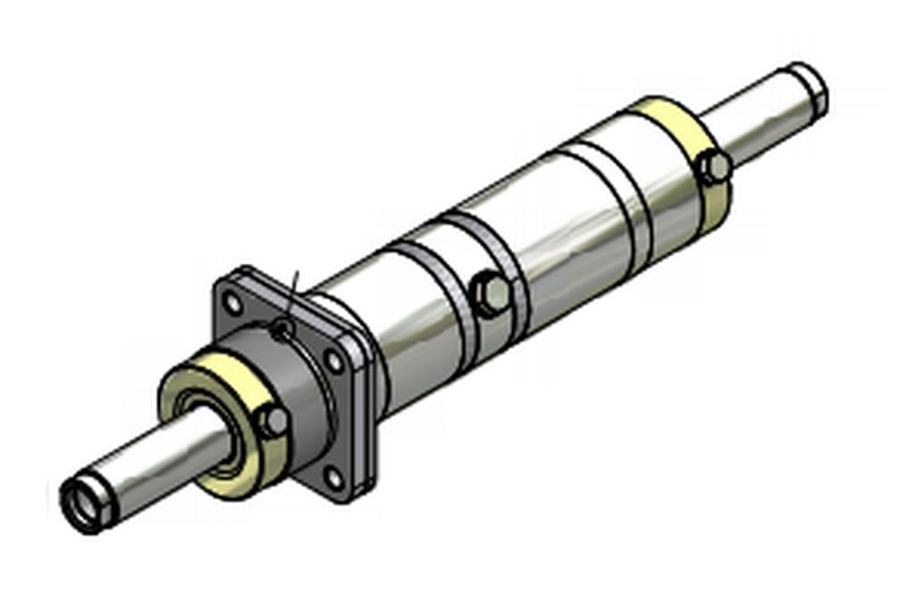 Cylindre hydraulique essieu dirigable