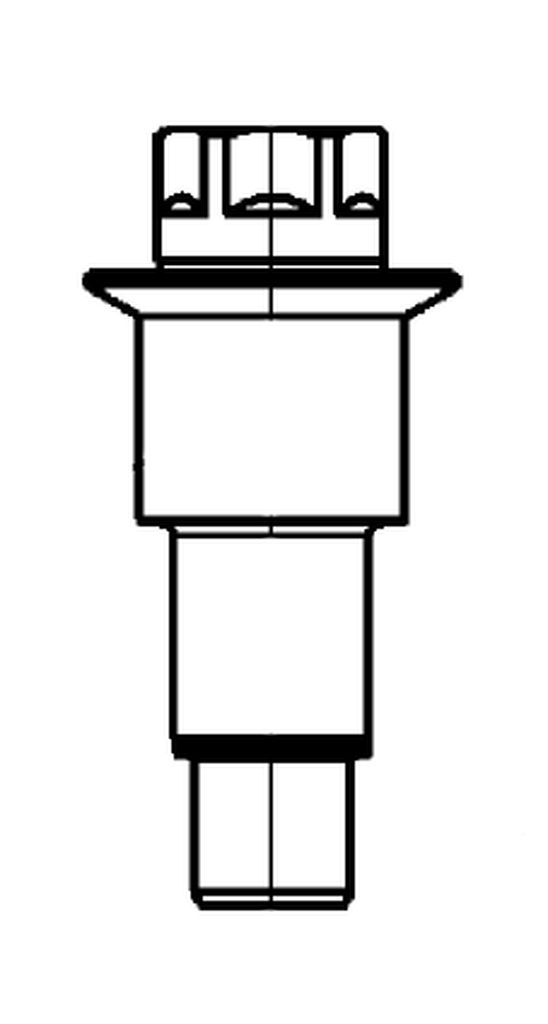 Achsstummel AL-KO gedreht, 2051 UNI1300