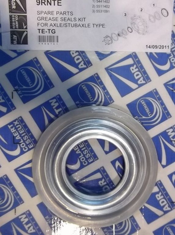 Nilosringe 140/92 Dichtsatz pro Nabe