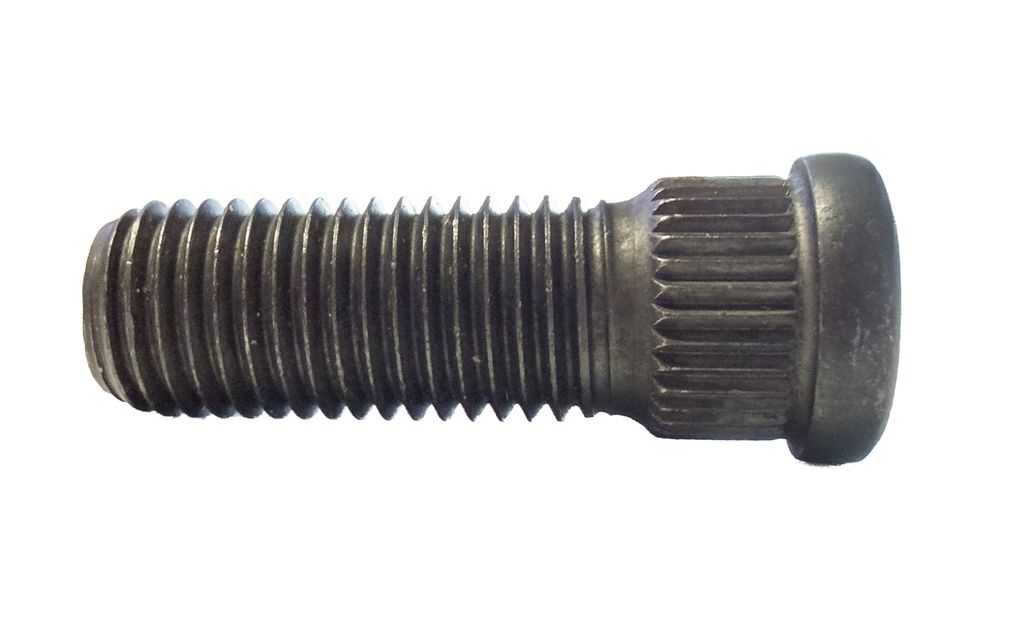 [116290] Radbolzen M12x1.5, L=36mm  Ø riffel 13.5