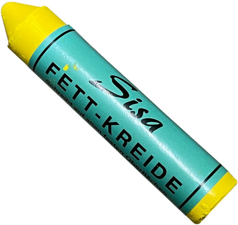 Craie de marquage, jaune, conditionnement 1 colis = 12 pce.