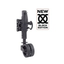 Roue jockey 750kg 56mm carré course 425mm Black Edition