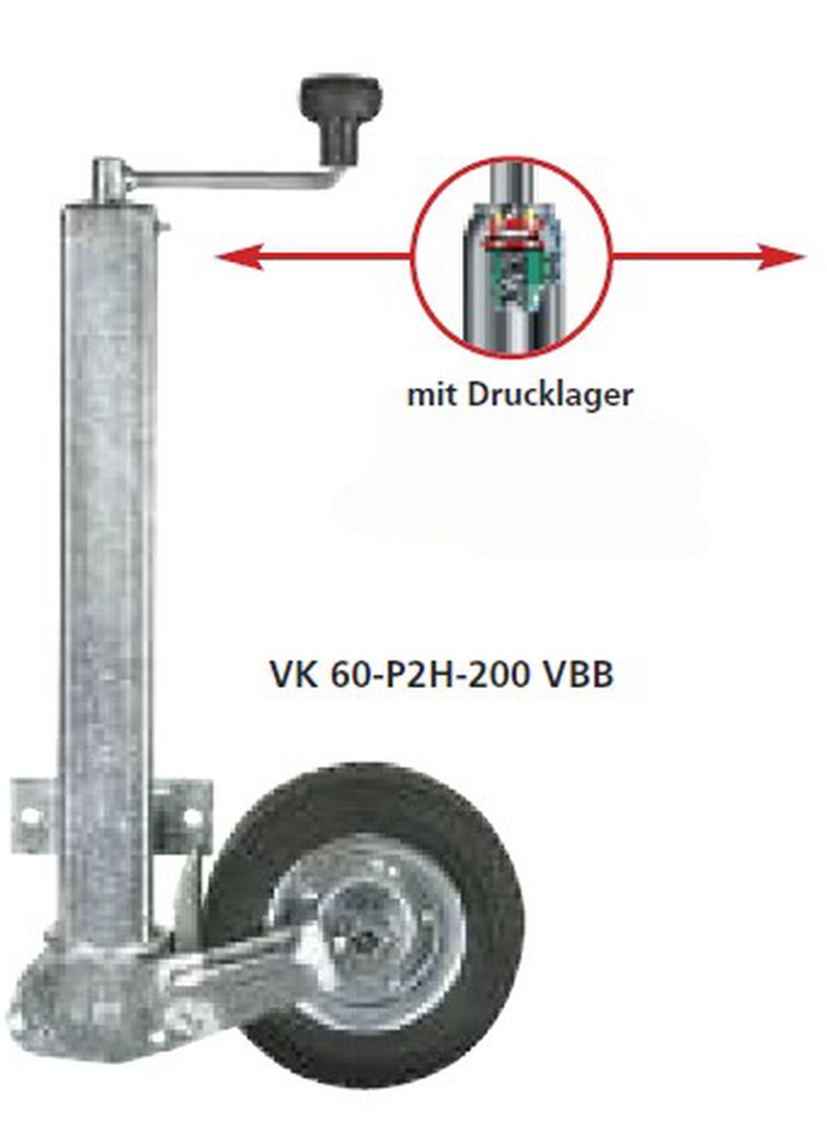 [1860667] Béquille    250kg  60mm  course 300mm Winterhoff