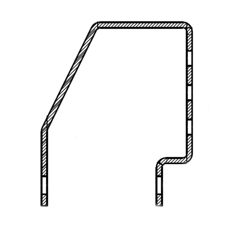 [208165001] Stützradhalter schraubbar für KRV17