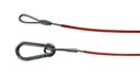 Câble de securité 1050mm mousqueton / boucle