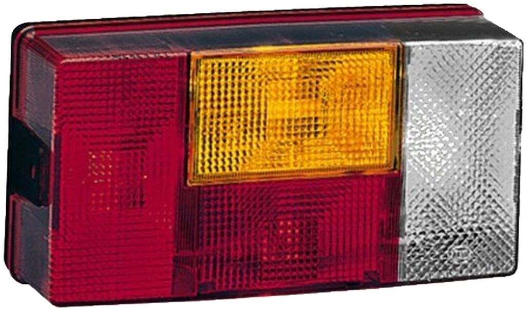 [2VP.006.040.111] Schlussleuchte Hella (5)  links waagrechter Anbau 12-24V
