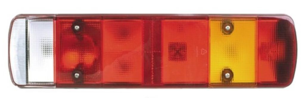 [461DIN.07.716] Feu arrière Rubbolite/ Truck- Lite Scania, 12-24V droite