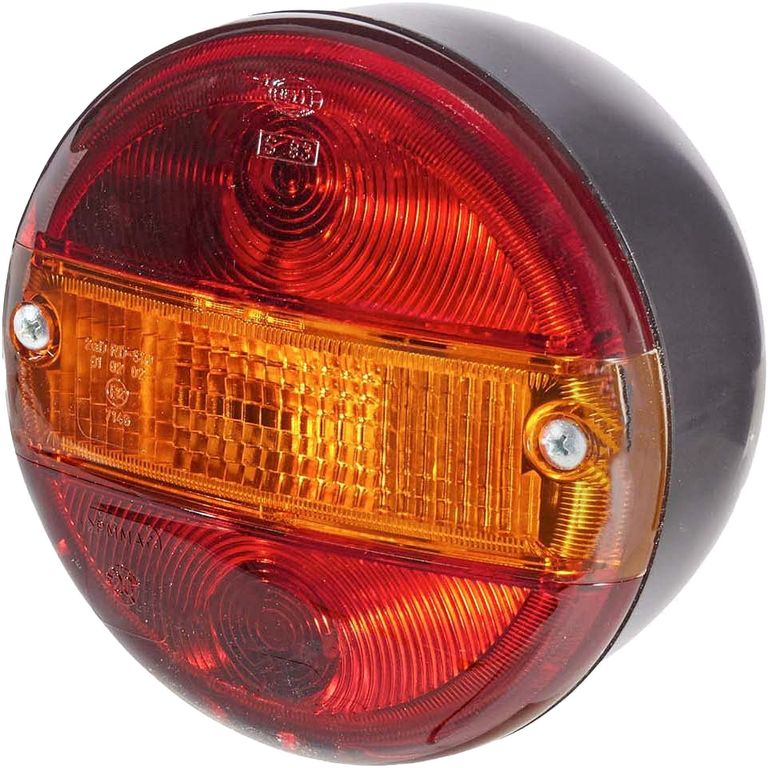 Feu arrière HELLA avec eclairage de plaque 140 mm