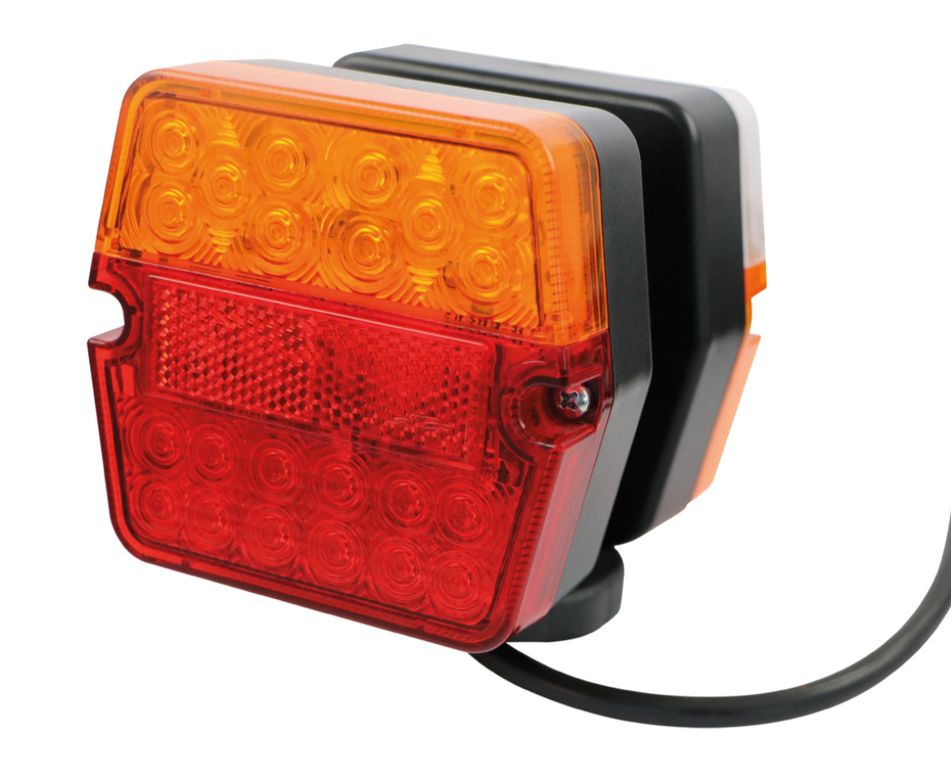 Eclairage LED de la charrue sur socle en caoutchouc 9-36V