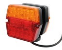 Eclairage LED de la charrue sur socle en caoutchouc 9-36V