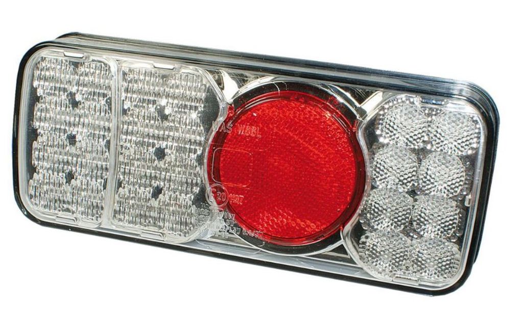 LED Schlussleuchte WAS 66-3  12/24V  links