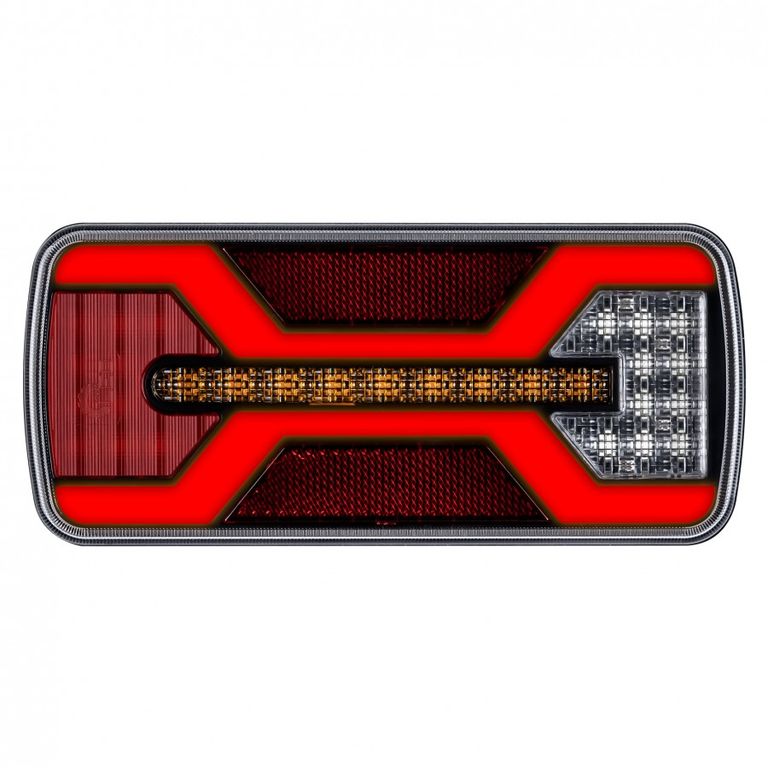 LED Schlussleuchte links mit Widerstand  12/24V