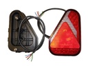 LED feu arrière ASPÖCK 12-24V Earpoint gauche, passe-câble