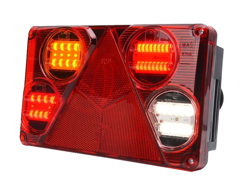 LED Schlussleuchte WAS 70 (6) 12/24V  links