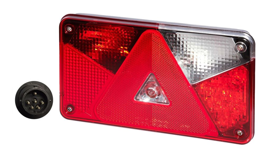 LED feu arrière Multipoint V - droite, 12 pôles à baïonnette