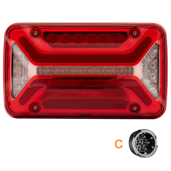 LED Schlussleuchte Aspöck Multiled III-13  10-30V links