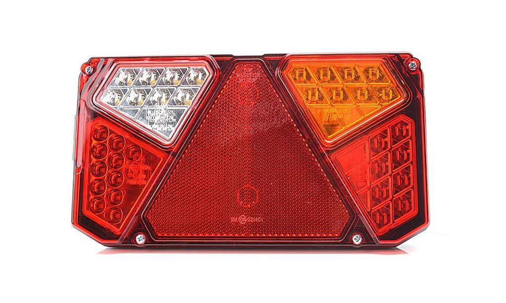 LED Schlussleuchte WAS 125-10 12/24V  rechts