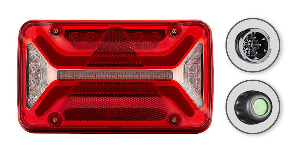 Feu arrière à LED Aspöck MULTILED III 10-30V droit