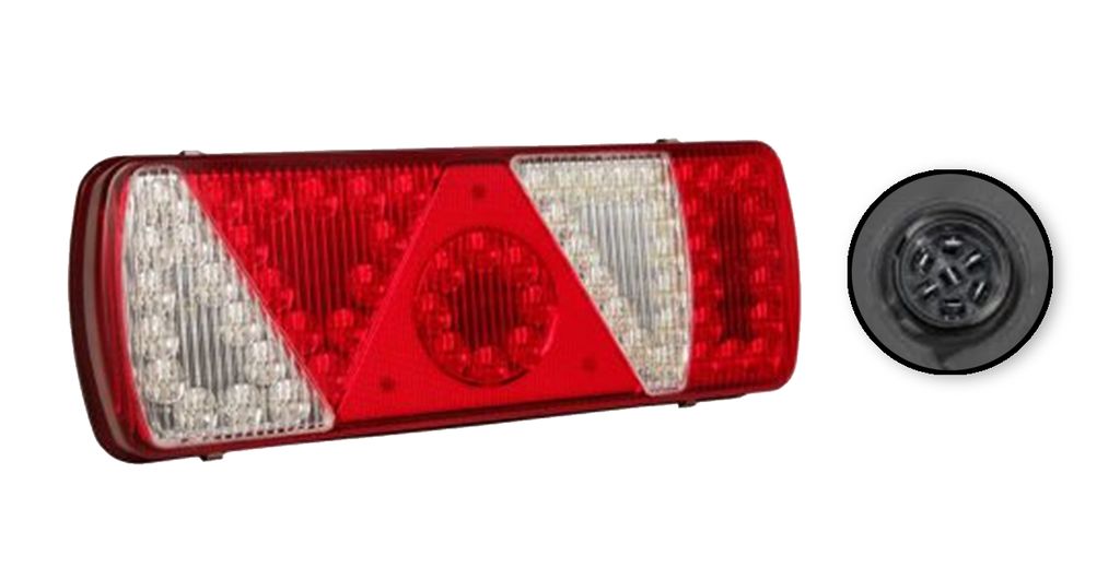 [40.290.211] LED Schlussleuchte Aspöck ECO LED  24V  links