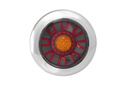 LED Schlussleuchte Fristom FT-313 12/36V  li/re Chrome