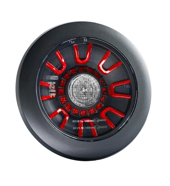 [014001230] LED feu arrière Fristom FT-314 12/36V ga/dr Black