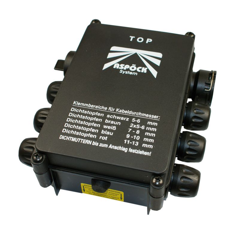 [76-5160-001] LED- Kontrollgerät Aspöck 24V 17-pol.ASS3 männl. 7 Kanal