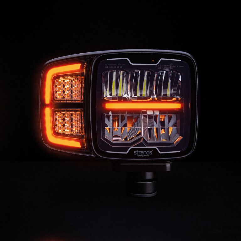[270716] LED Aufbauscheinwerfer Strands "HI-LO"  10-30V   rechts