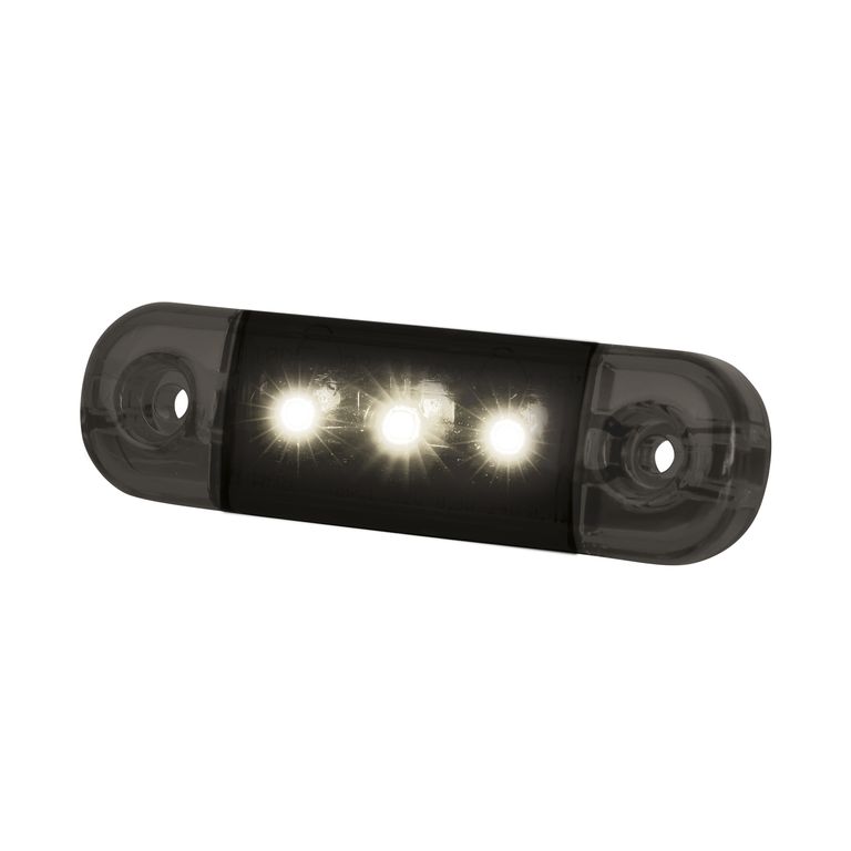 [800330] Feu de position LED Strands Dark Knight Slim blanc 12-36V