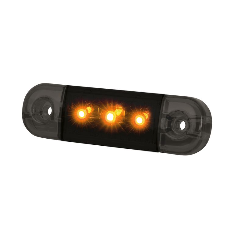 [800332] LED feu de position latéral Strands "Dark Knight Slim" 12/24V