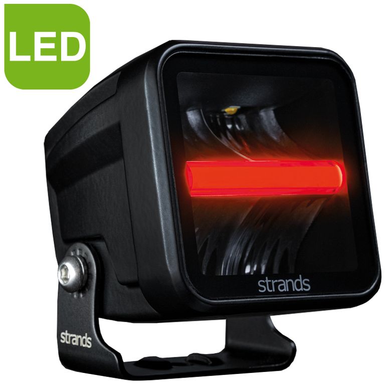 [809206] LED phare de travail 72x72x72,  9-35V  Strands