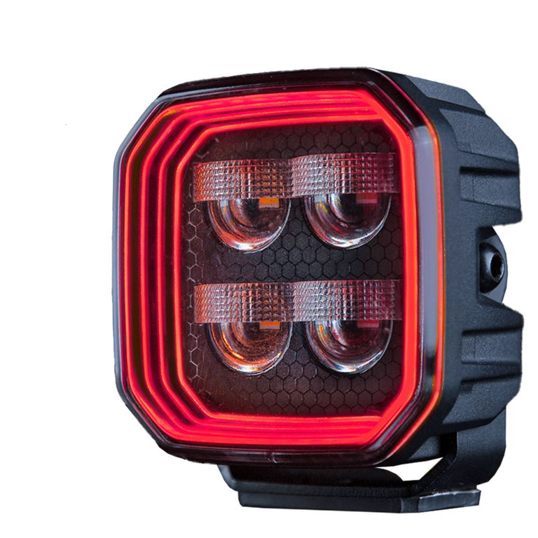 [809260] Lampe de travail LED 108x108x70, 12/24V Strands